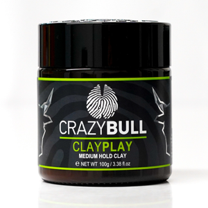 Crazy Bull Clay Play Medium Hold Clay 100g bottle front label