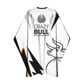 Crazy Bull "Bull Energy" Barber Cape – White Edition