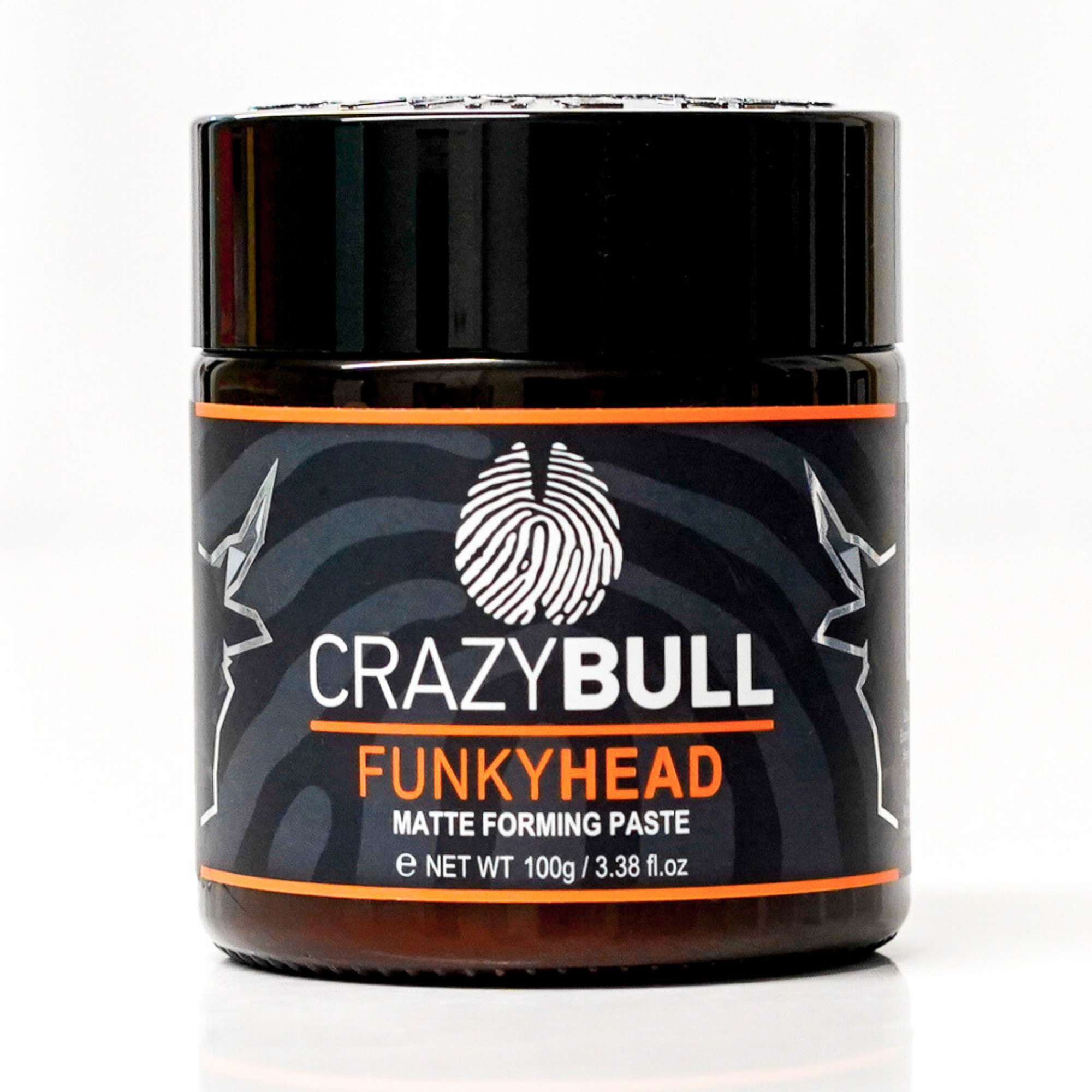 Crazy Bull Funky Head Matte Forming Paste 100g bottle front label