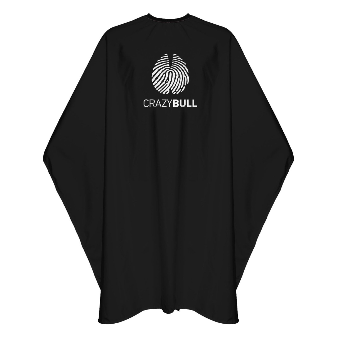 "The Classic" Crazy Bull Cape (Black) Hook and Fastener Collar - RETURNING SOON!