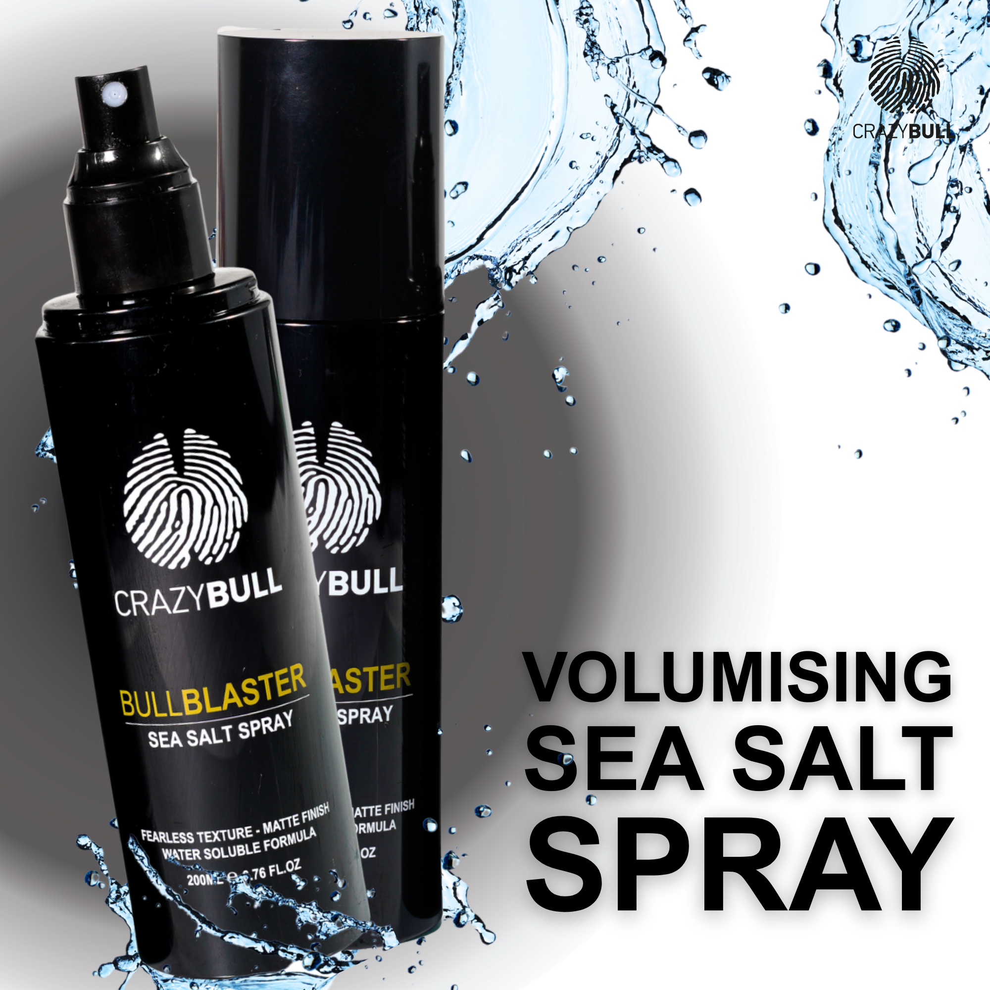 Get effortless beach texture with Bull Blaster Sea Salt Spray - the ultimate styling spray for natural volume, grip, and matte finish. Perfect for men who want that fresh-off-the-beach look without the crunch. Add texture, boost waves, and style with confidence - your go-to salt spray for hair that looks and feels alive.