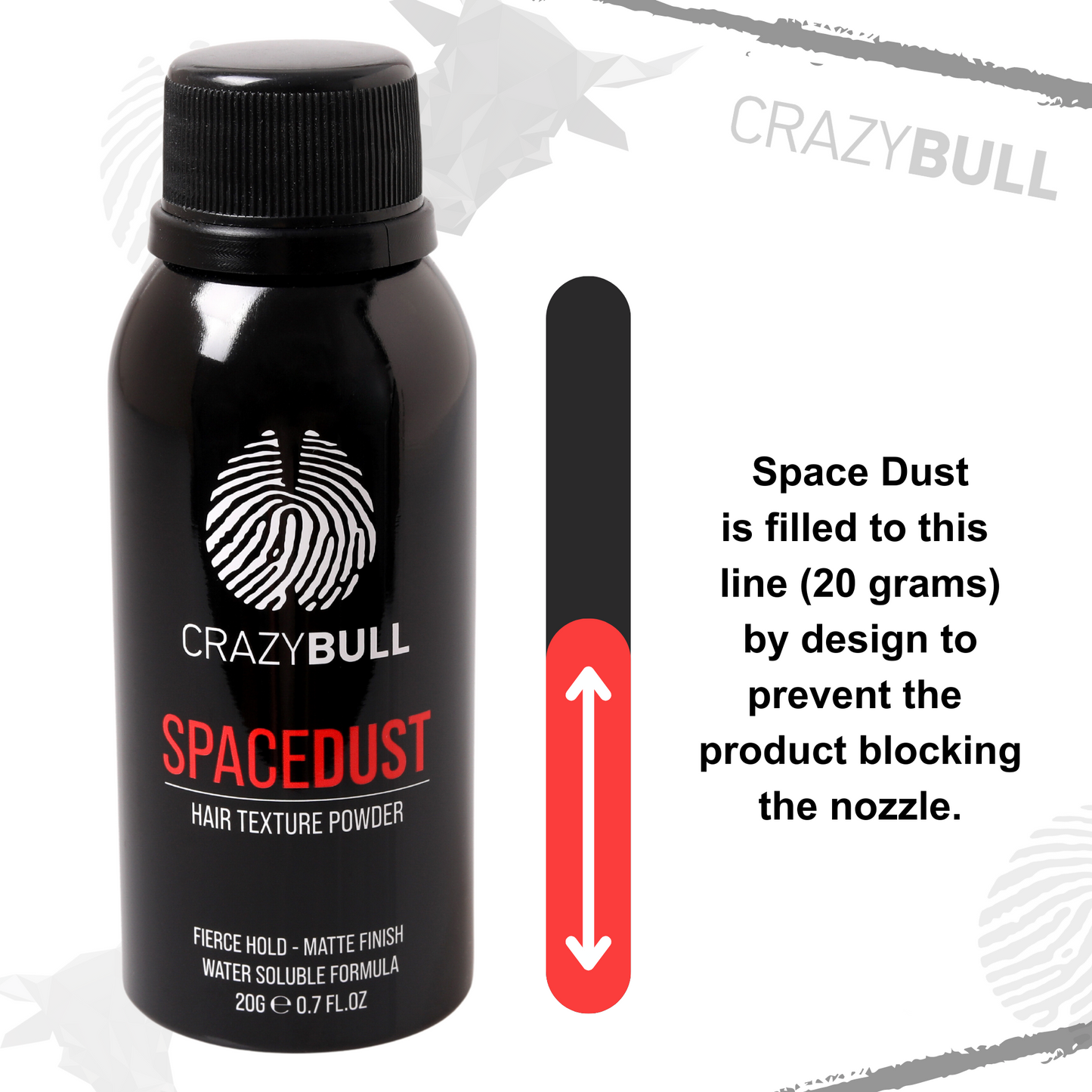 Space Dust Scented Water Soluble Boost Styling Powder 20g