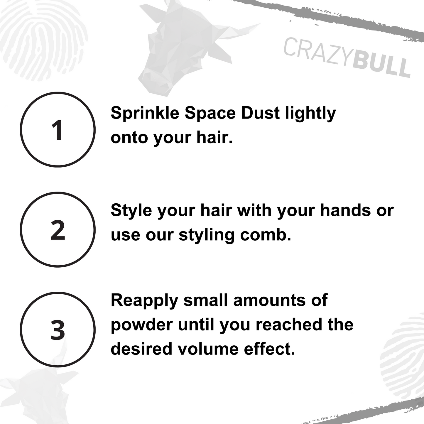 Space Dust Scented Water Soluble Boost Styling Powder 20g