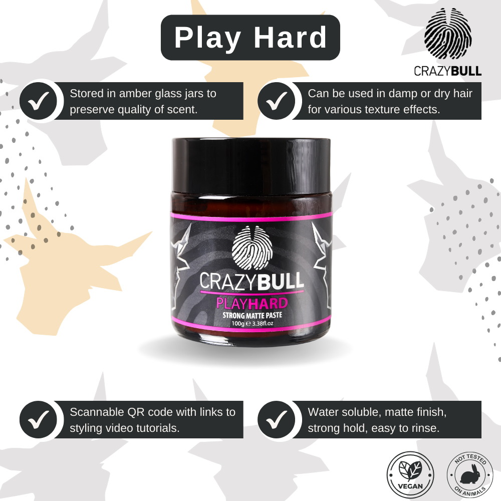 Play Hard Strong Hold Matte Paste